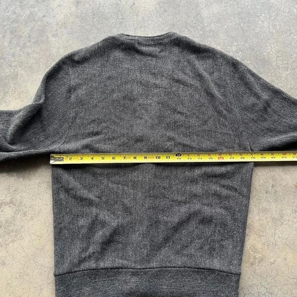 Cypress links vintage grey cardigan 100% acrylic Medium Made in USA